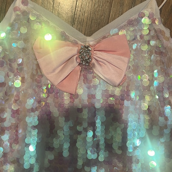 NWT Loveshack Fancy Kumi Dress in Irridescent, size 2 - Picture 2 of 7